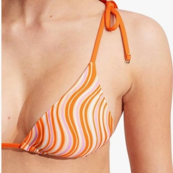 Seafolly Women's Slide Triangle Bikini Top, Size 10 - Picture 7 of 10